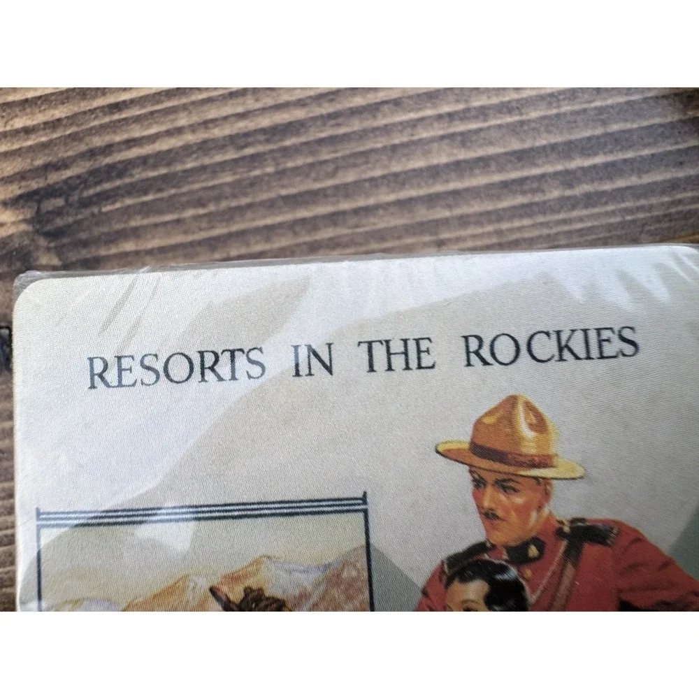 Vintage Canadian Pacific Playing Cards Sealed Rockies Souvenir‎ Deck